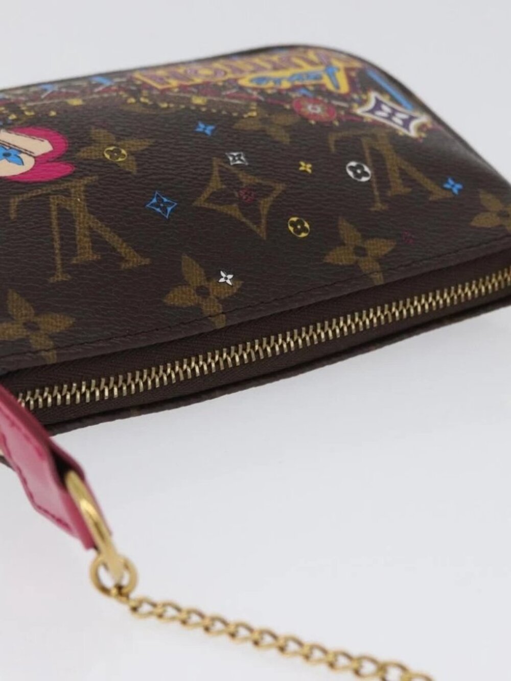 LOUIS VUITTON Monogram Vivienne Mini Pochette Accessoires M69752 Auth 168215SAM - Picture 7 of 14